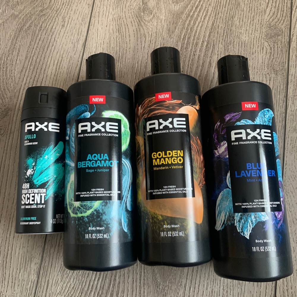 Axe body wash deodorant bundle. They all smell very good